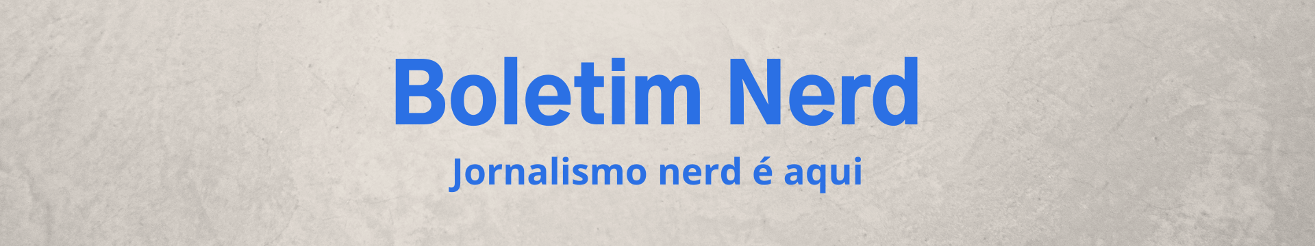 Boletim Nerd